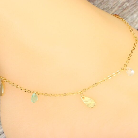 "Elegant Handmade Anklet – Delicate Jewelry for Women, MAR092105 - Picture 7 of 10